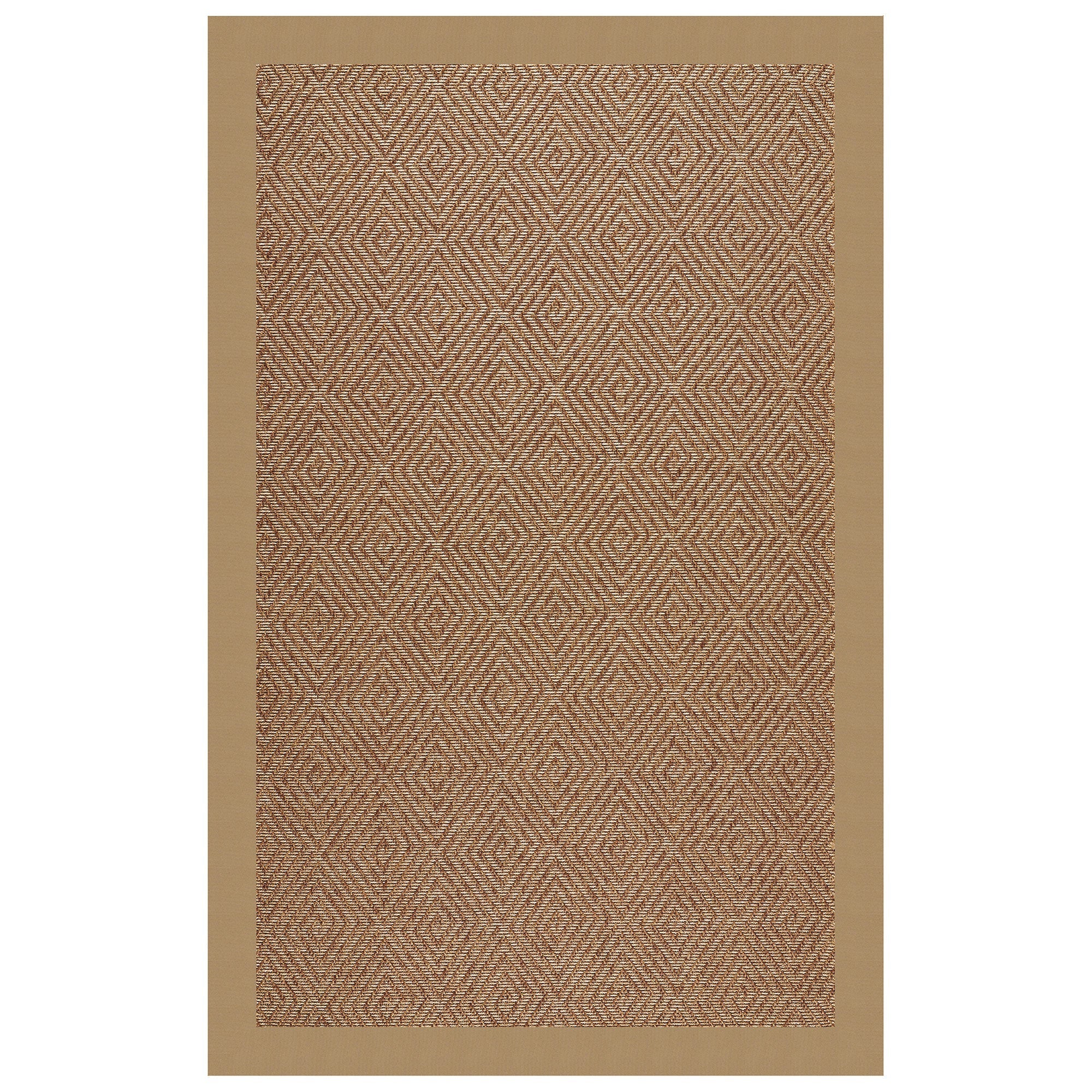 Islamorada-Diamond Canvas Linen Indoor/Outdoor Bordere Rectangle image