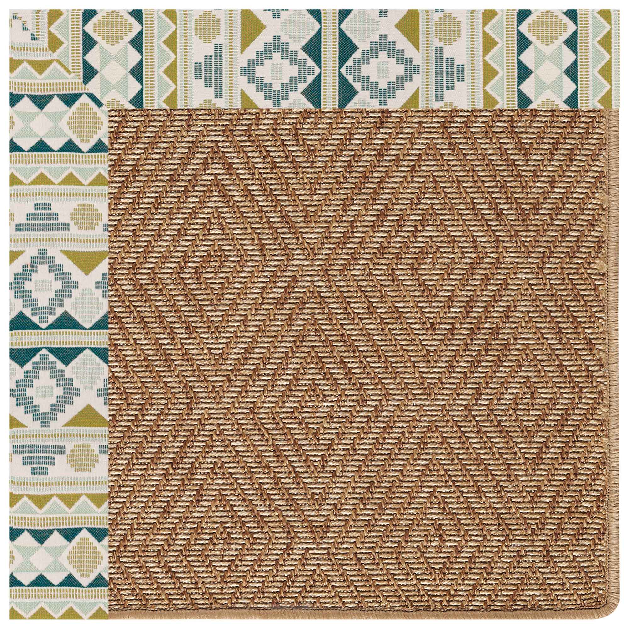 Islamorada-Diamond Inca Lime Indoor/Outdoor Bordere Rectangle image