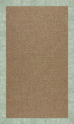 Islamorada-Diamond Rave Spearmint Indoor/Outdoor Bordere Rectangle image