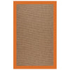 Islamorada-Diamond Canvas Tangerine Indoor/Outdoor Bordere Rectangle image