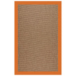 Islamorada-Diamond Canvas Tangerine Indoor/Outdoor Bordere Rectangle image