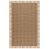 Islamorada-Herringbone Sicily Olive Indoor/Outdoor Bordere Rectangle image