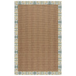 Islamorada-Herringbone Inca Lime Indoor/Outdoor Bordere Rectangle image