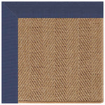 Islamorada-Herringbone Canvas Neptune Indoor/Outdoor Bordere Rectangle Corner image