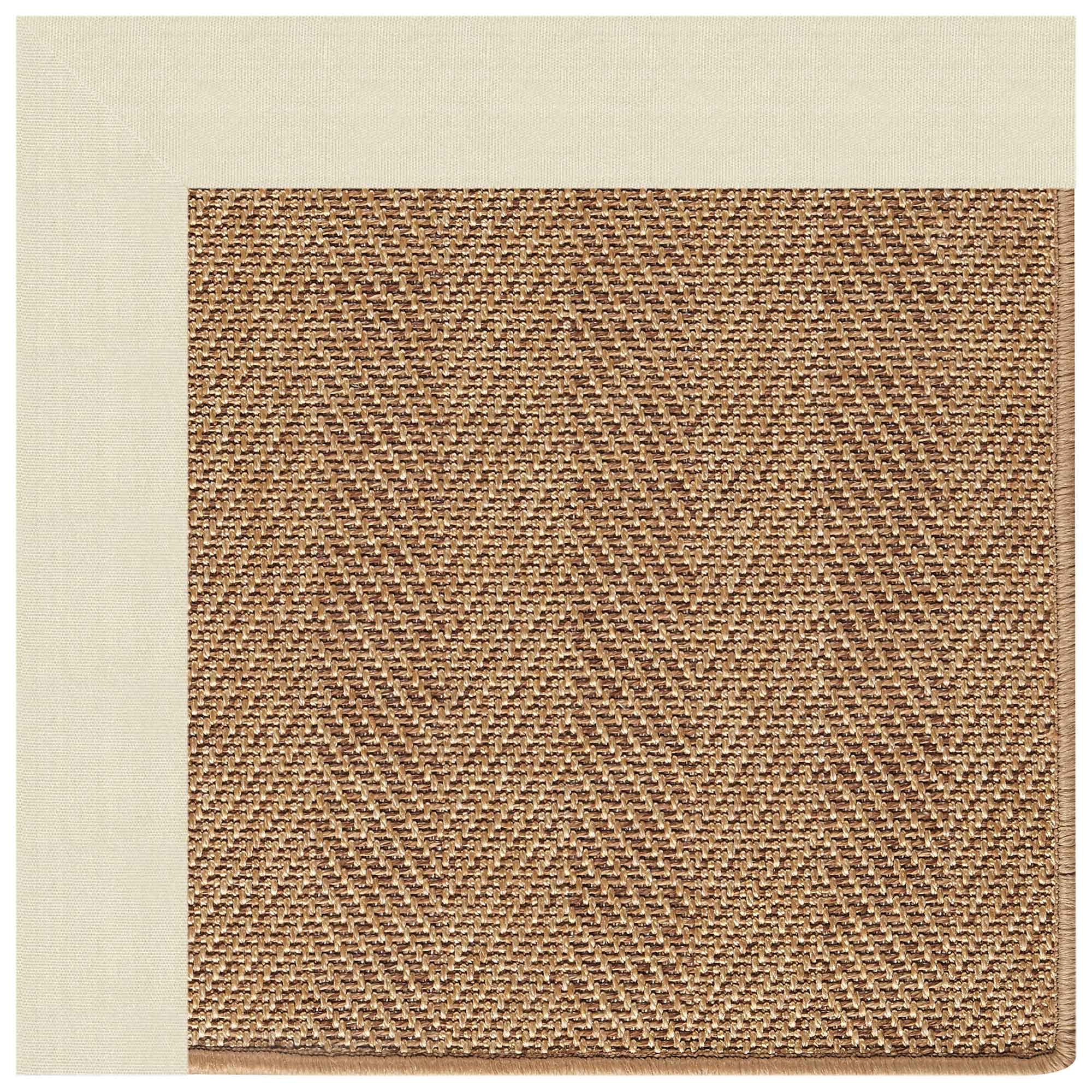 Islamorada-Herringbone Canvas Sand Indoor/Outdoor Bordere Octagon image