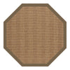 Islamorada-Herringbone Canvas Cocoa Indoor/Outdoor Bordere Rectangle image