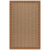 Islamorada-Herringbone Dimone Sequoia Indoor/Outdoor Bordere Rectangle image