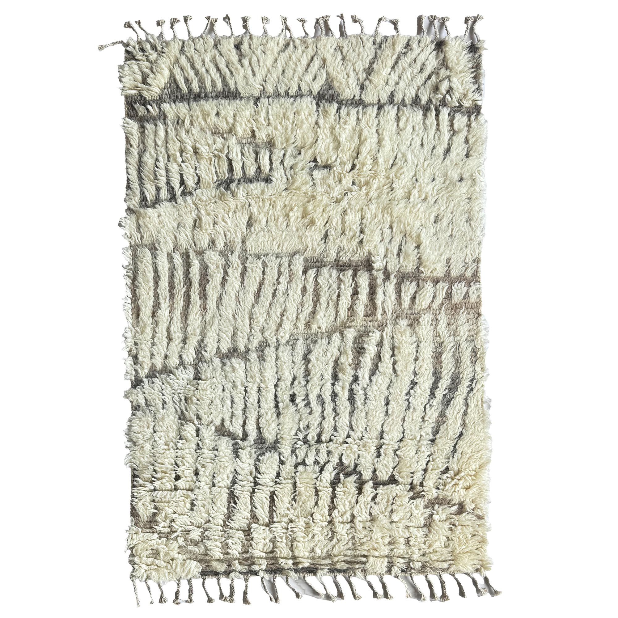 Nomad Ivory Chestnut Hand Knotted Rug Rectangle image