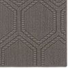 Reed Graphite Machine Woven Rug Rectangle Corner image