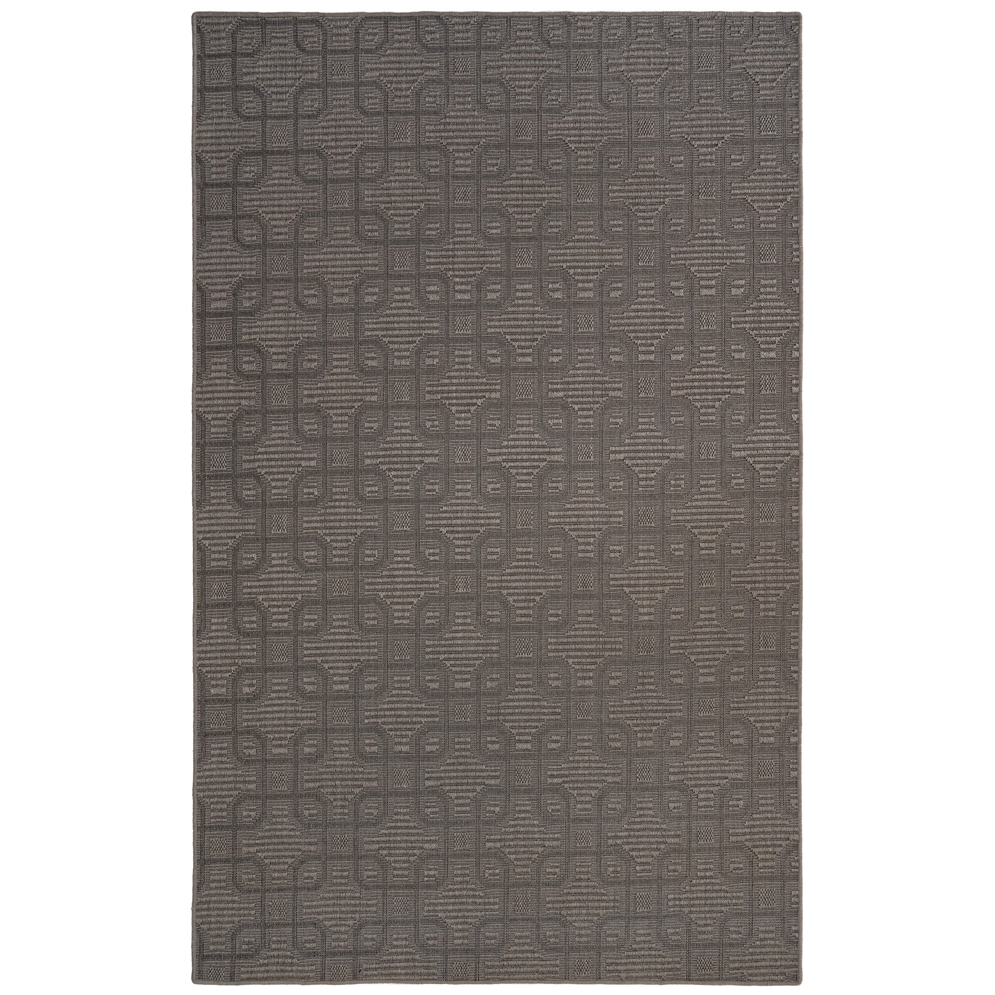 Julian Graphite Machine Woven Rug Rectangle image