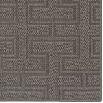 Elisa Graphite Machine Woven Rug Rectangle Corner image