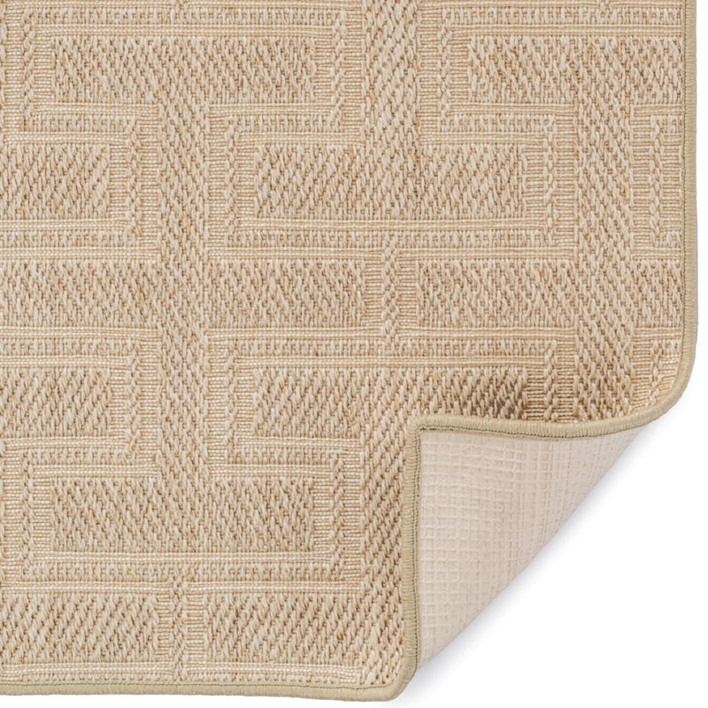 Elisa Buttermilk Machine Woven Rug Rectangle Back image