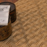 Elisa Sand Machine Woven Rug Rectangle Roomshot image