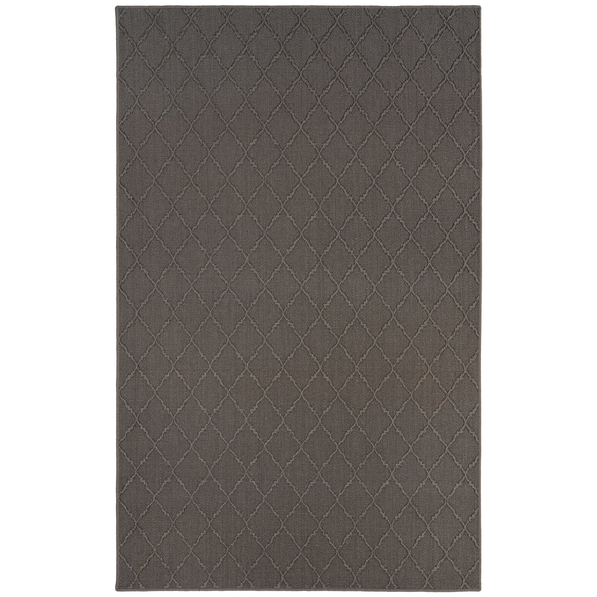 Hugo Graphite Machine Woven Rug Rectangle image