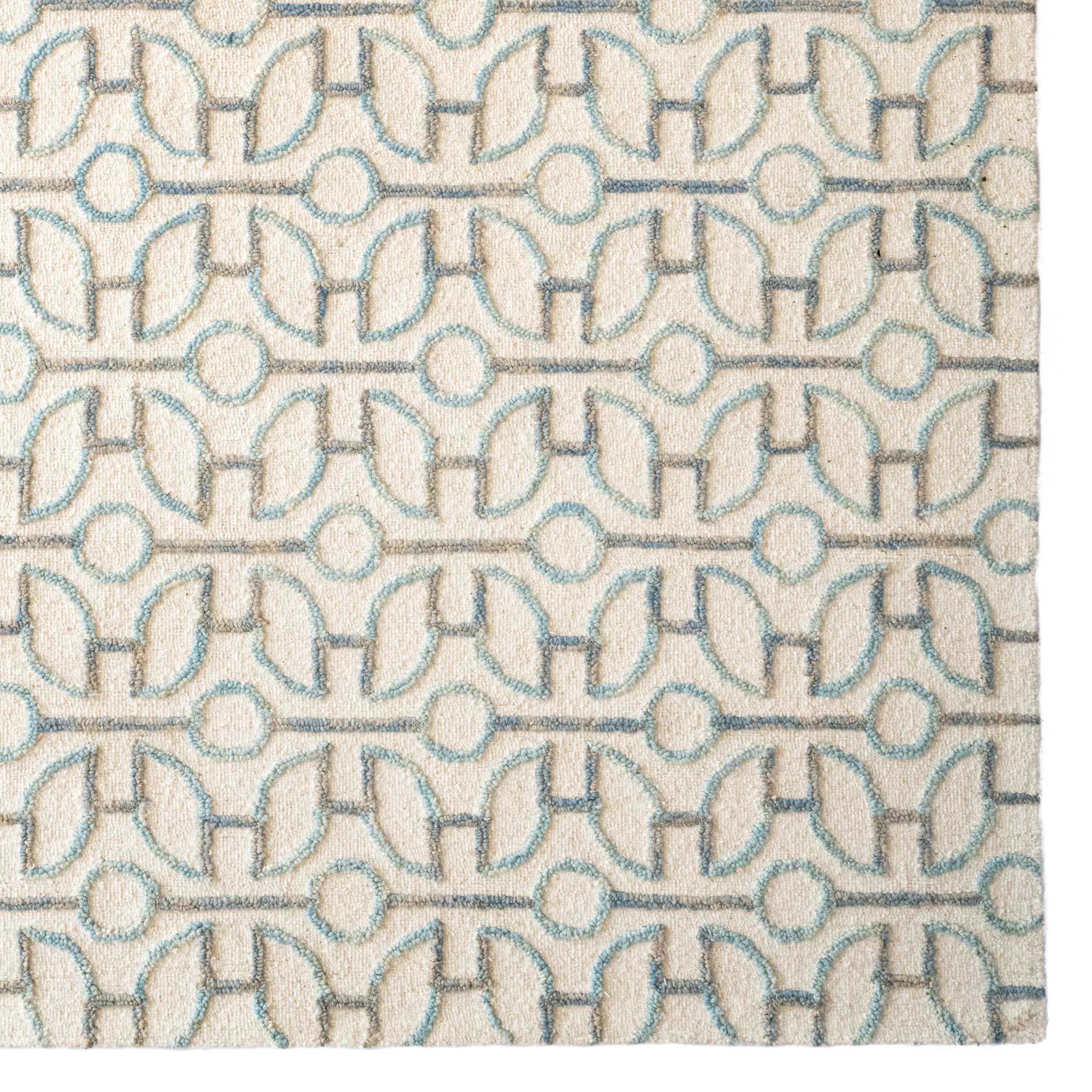 Pulse Mineral Cream Hand Tufted Rug Rectangle image