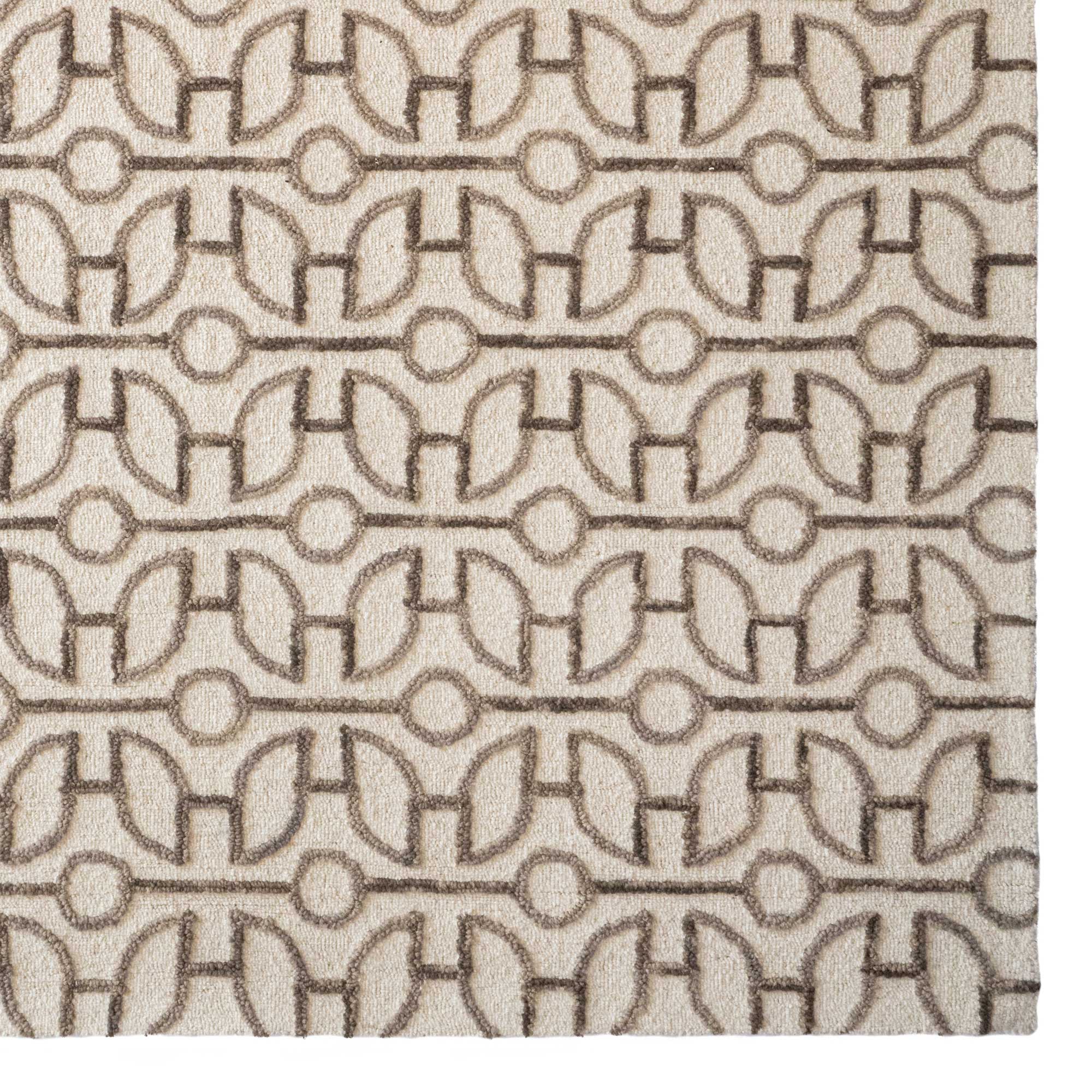 Pulse Mushroom Cream Hand Tufted Rug Rectangle image