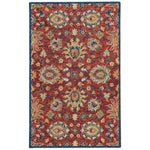 Avanti-Keshan Red Navy Hand Tufted Rug Rectangle image