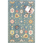 Avanti-Mahal Teal Hand Tufted Rug Rectangle Roomshot image