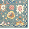 Avanti-Mahal Teal Hand Tufted Rug Rectangle Corner image