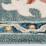 Avanti-Mahal Teal Hand Tufted Rug Rectangle Cross Section image