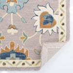 Avanti-Mahal Silver Hand Tufted Rug Rectangle Back image