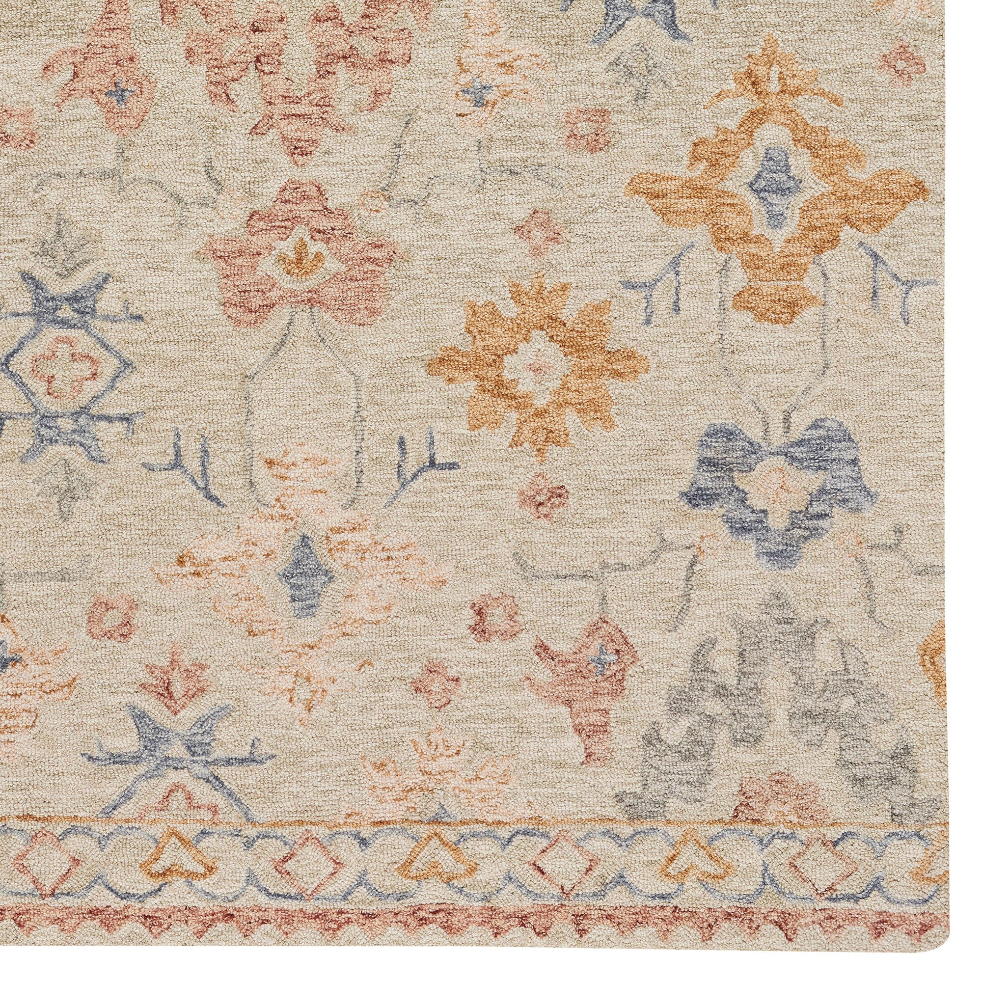 Avanti-Oushak Natural Multi Hand Tufted Rug Rectangle image