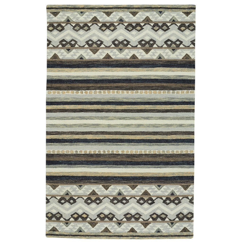 Avanti-Kelim Silver Birch Hand Tufted Rug Rectangle image