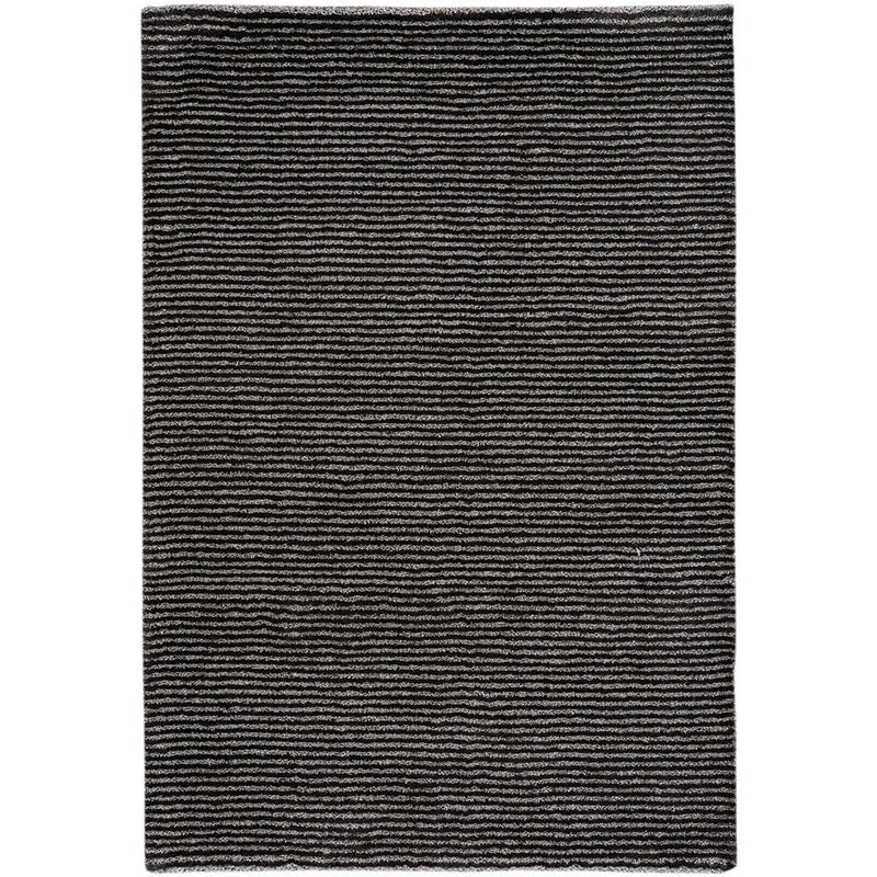 Gravity Charcoal Machine Woven Rug Rectangle image