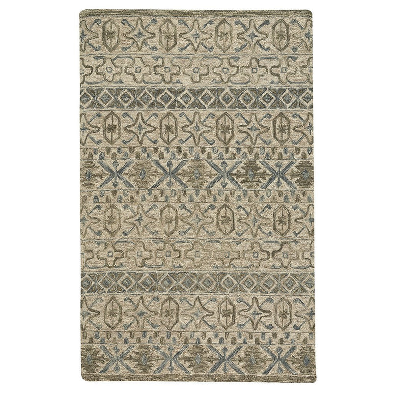 Peyton Sand Blue Hand Tufted Rug Rectangle image