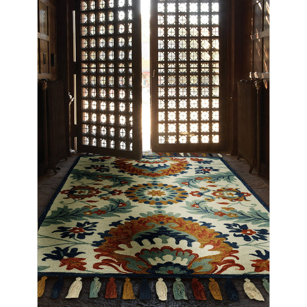 Gypsy-Manihari Sunset Multi Hand Tufted Rug Rectangle image