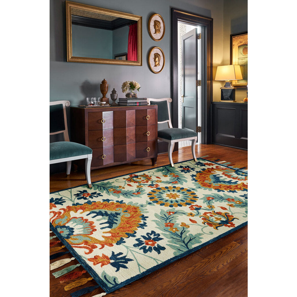 Gypsy-Manihari Sunset Multi Hand Tufted Rug Rectangle image