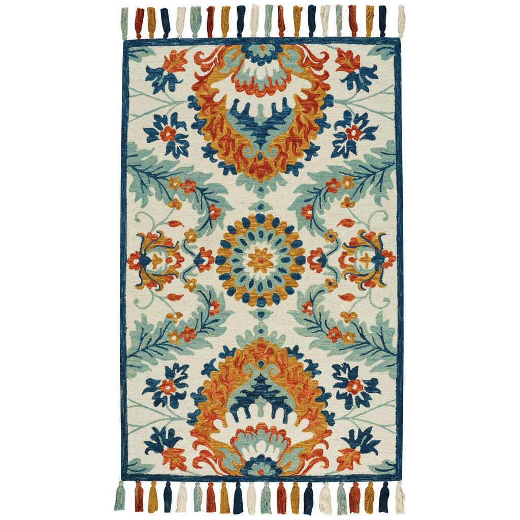 Gypsy-Manihari Sunset Multi Hand Tufted Rug Rectangle image