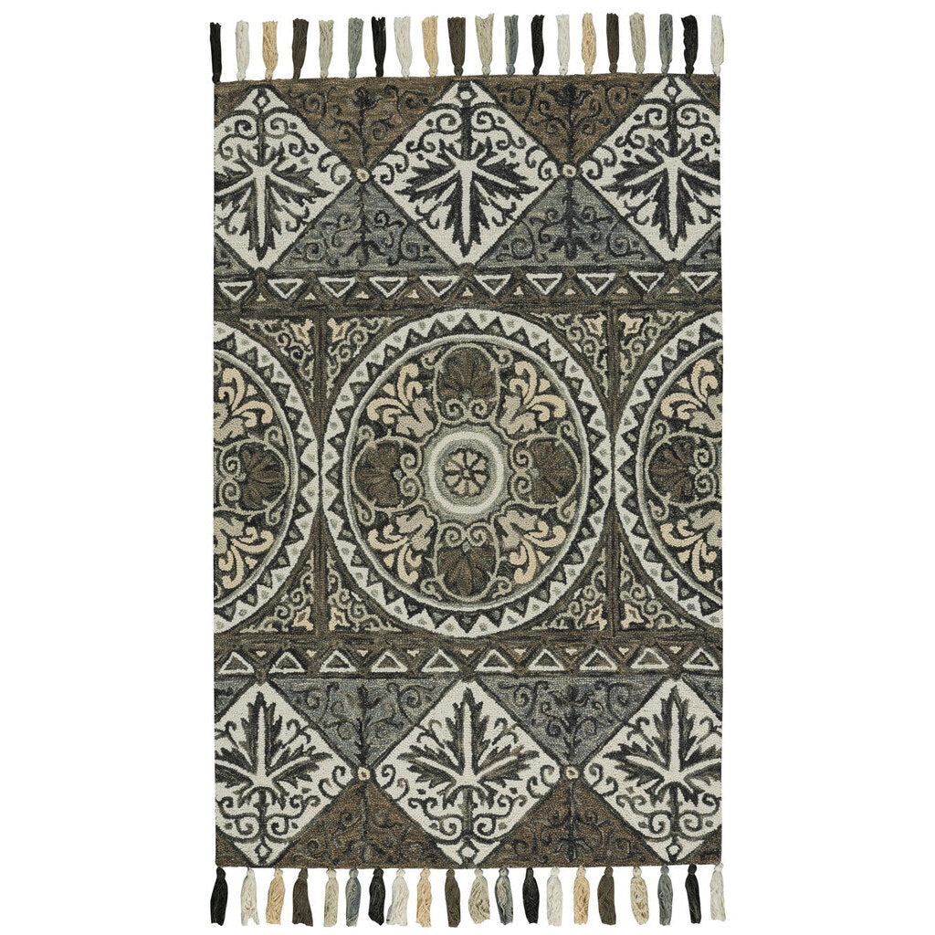 Gypsy-Shaman Grahpite Hand Tufted Rug Rectangle image