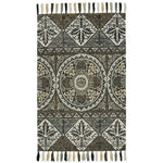 Gypsy-Shaman Graphite Hand Tufted Rug Rectangle image