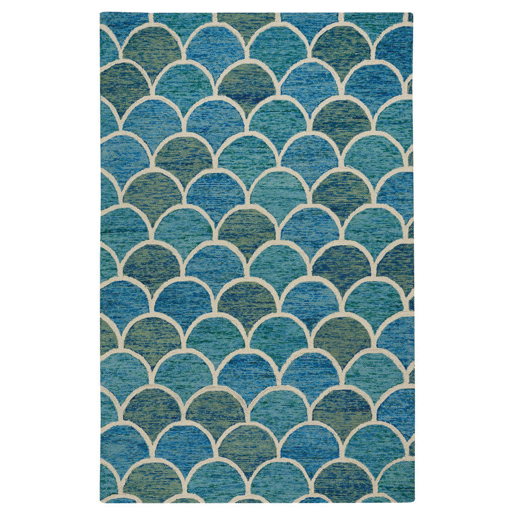 Brass Belly Ocean Hand Tufted Rug Rectangle image