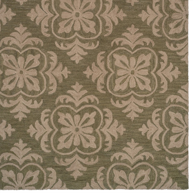 Camille Moss Hand Tufted Rug Rectangle Corner image