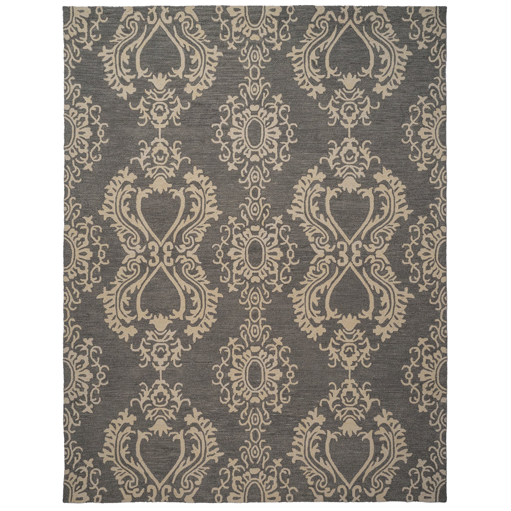 Camille Pewter Hand Tufted Rug Rectangle image