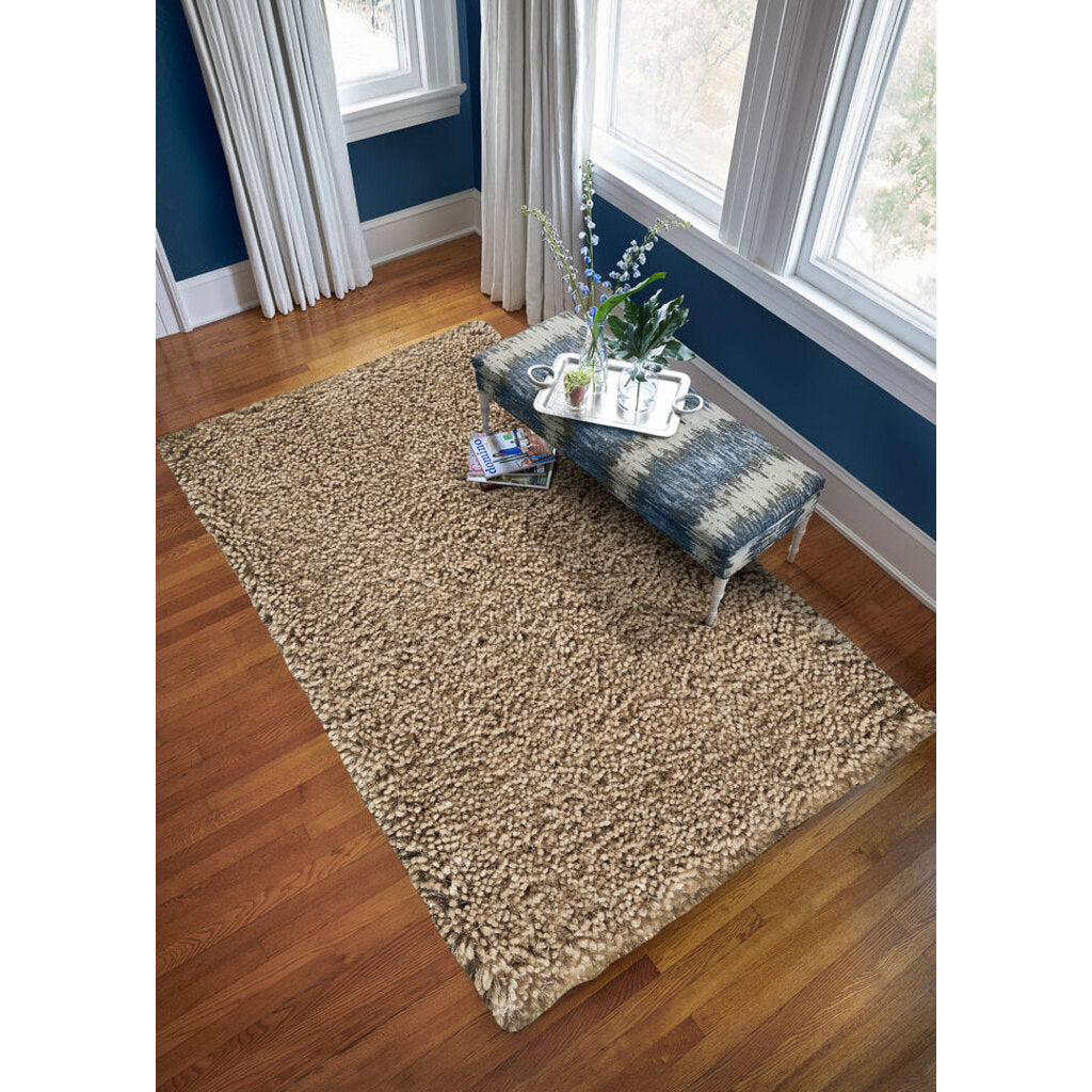 Felicity Shag Oatmeal Hand Tufted Rug Rectangle image