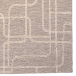 Lineas Graphite Hand Tufted Rug Rectangle Corner image