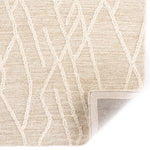 Lineas Gesso Hand Tufted Rug Rectangle Back image