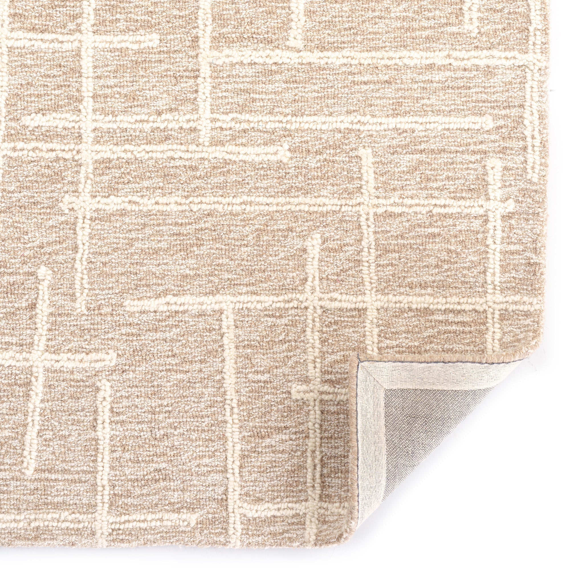 Lineas Canvas Hand Tufted Rug Rectangle image