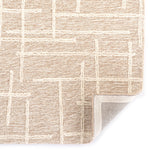 Lineas Canvas Hand Tufted Rug Rectangle Back image