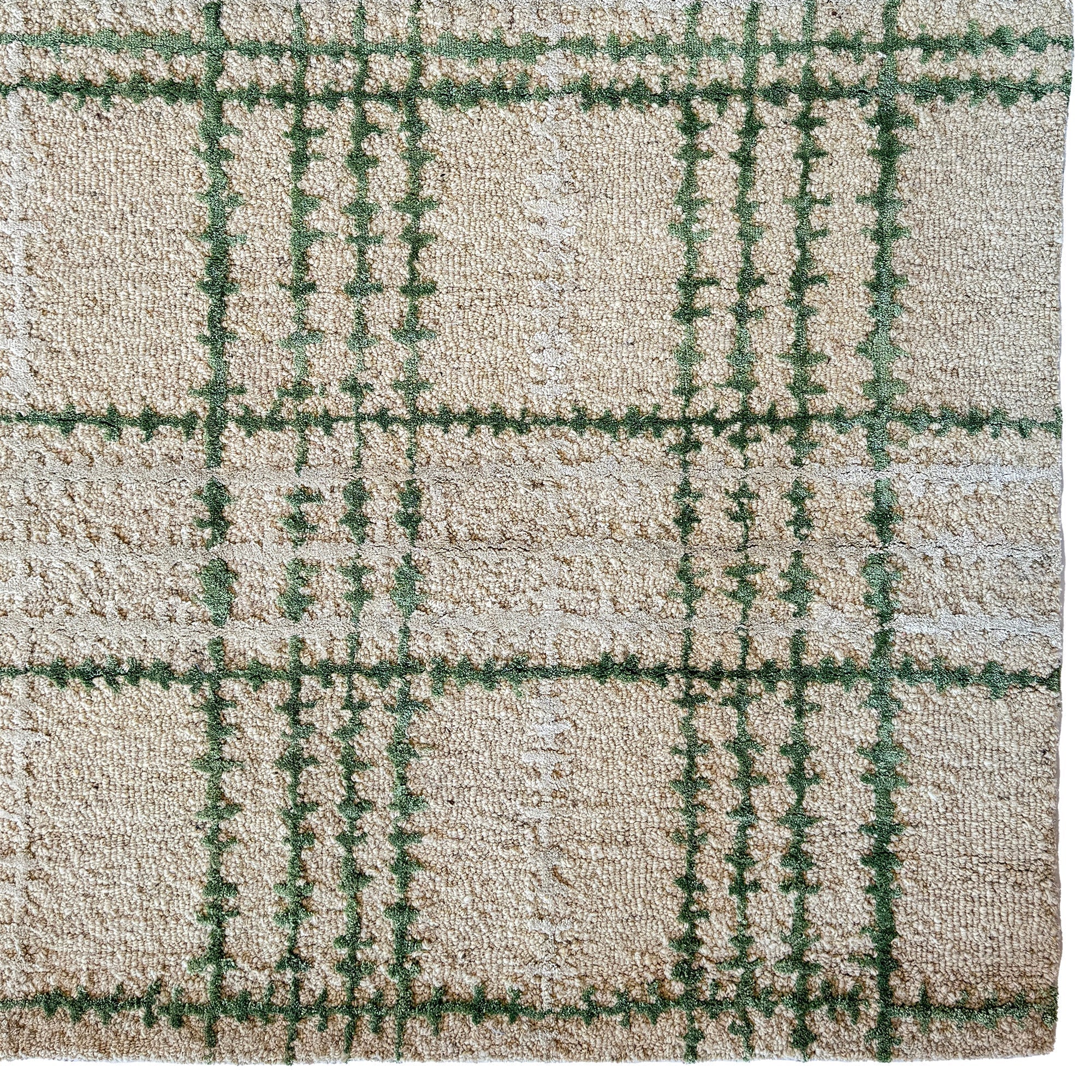 Tartan Moss Hand Tufted Rug Rectangle image