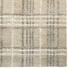 Tartan Earl Grey Hand Tufted Rug Rectangle Corner image