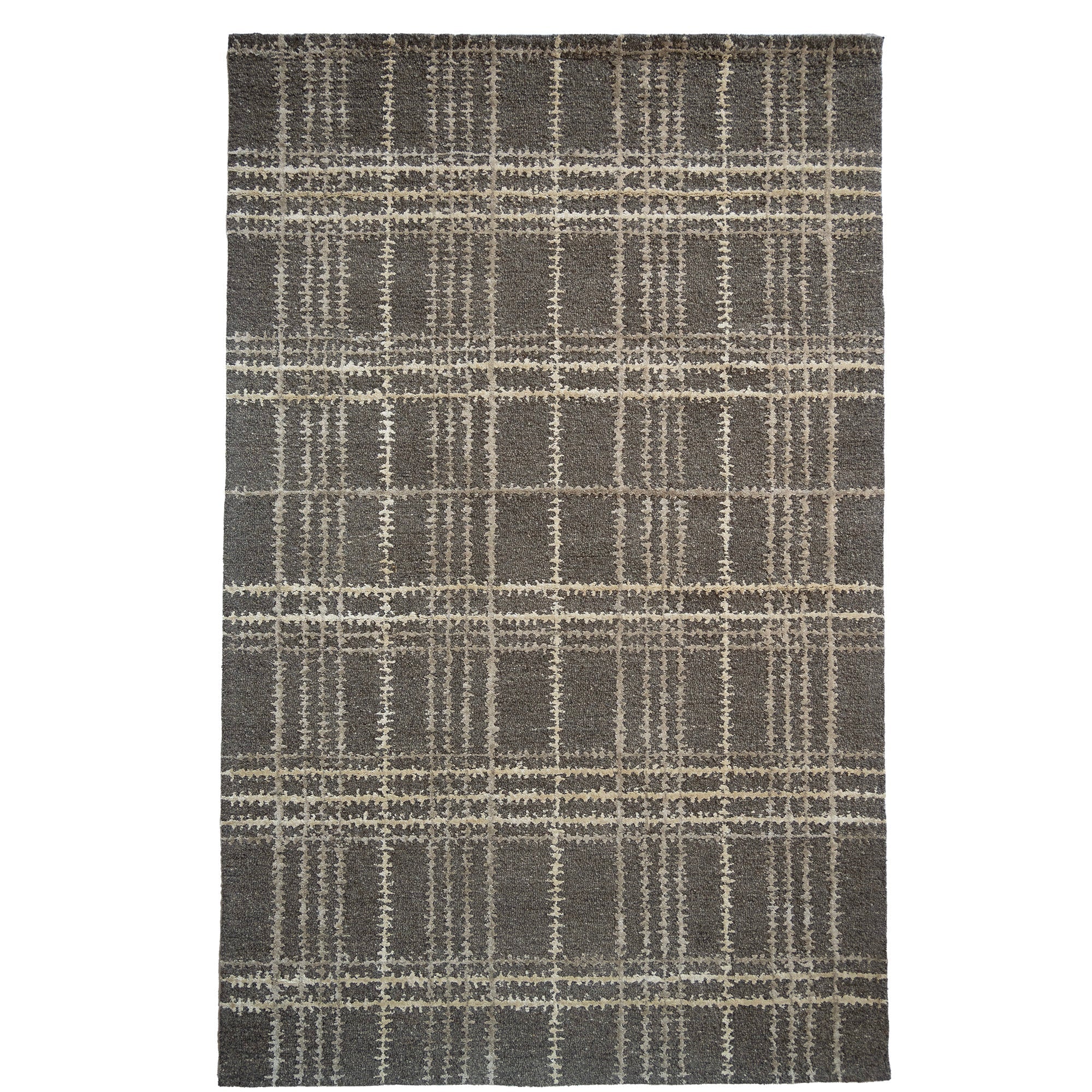 Tartan Peppercorn Hand Tufted Rug Rectangle image