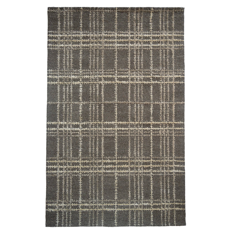 Tartan Peppercorn Hand Tufted Rug Rectangle image