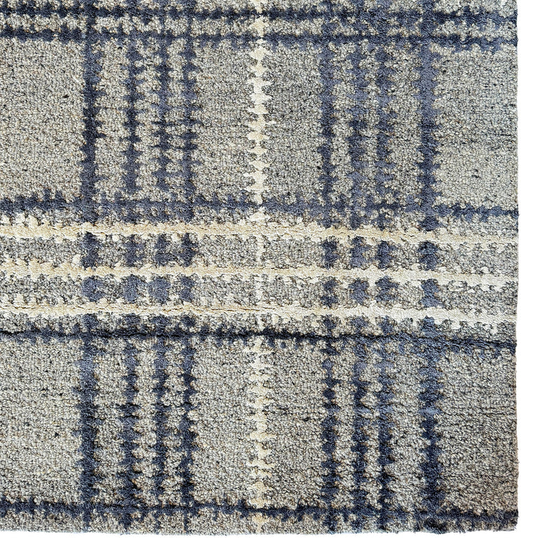Tartan Oxford Hand Tufted Rug Rectangle Corner image
