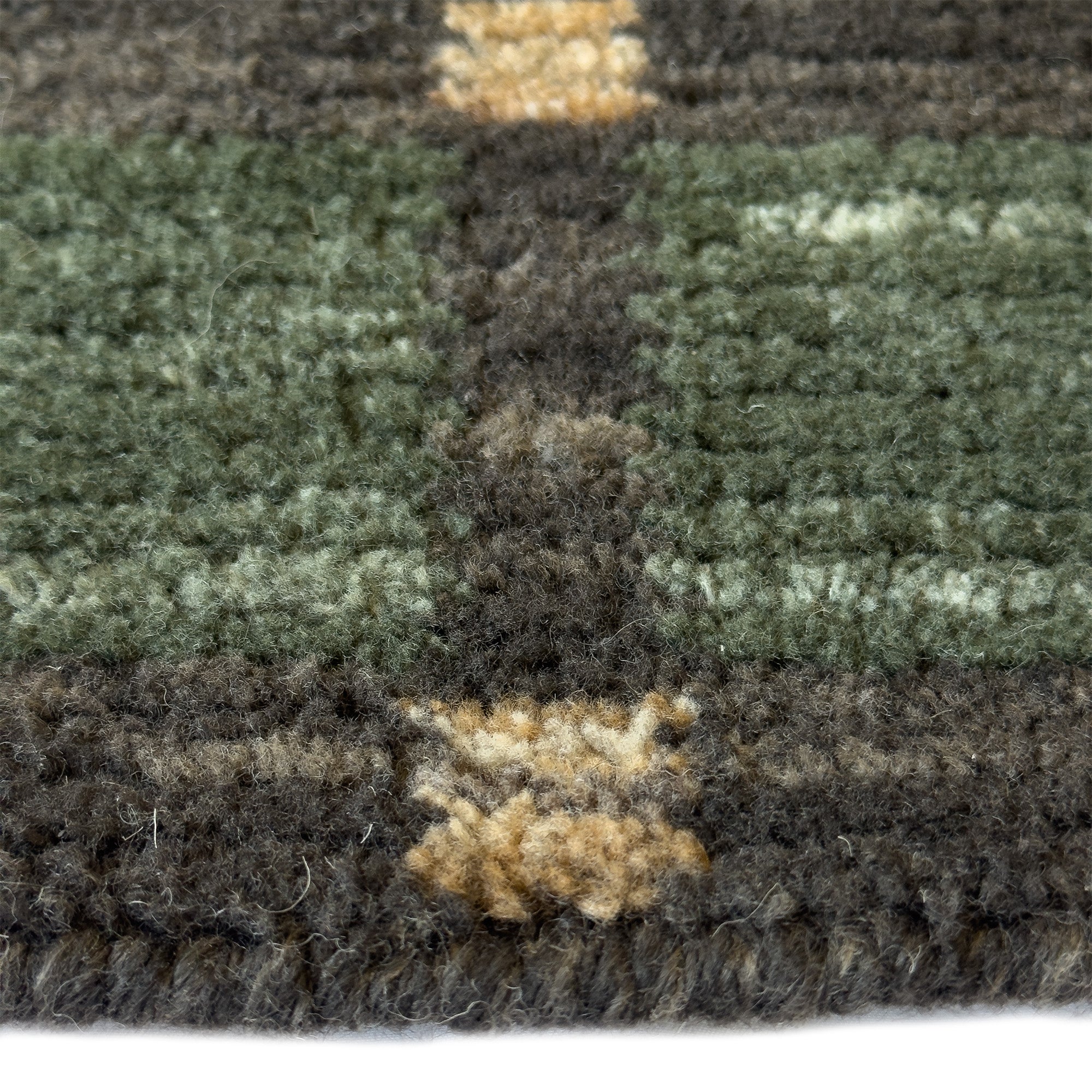 Tattersall Jade Hand Loomed Area Rug Rectangle image