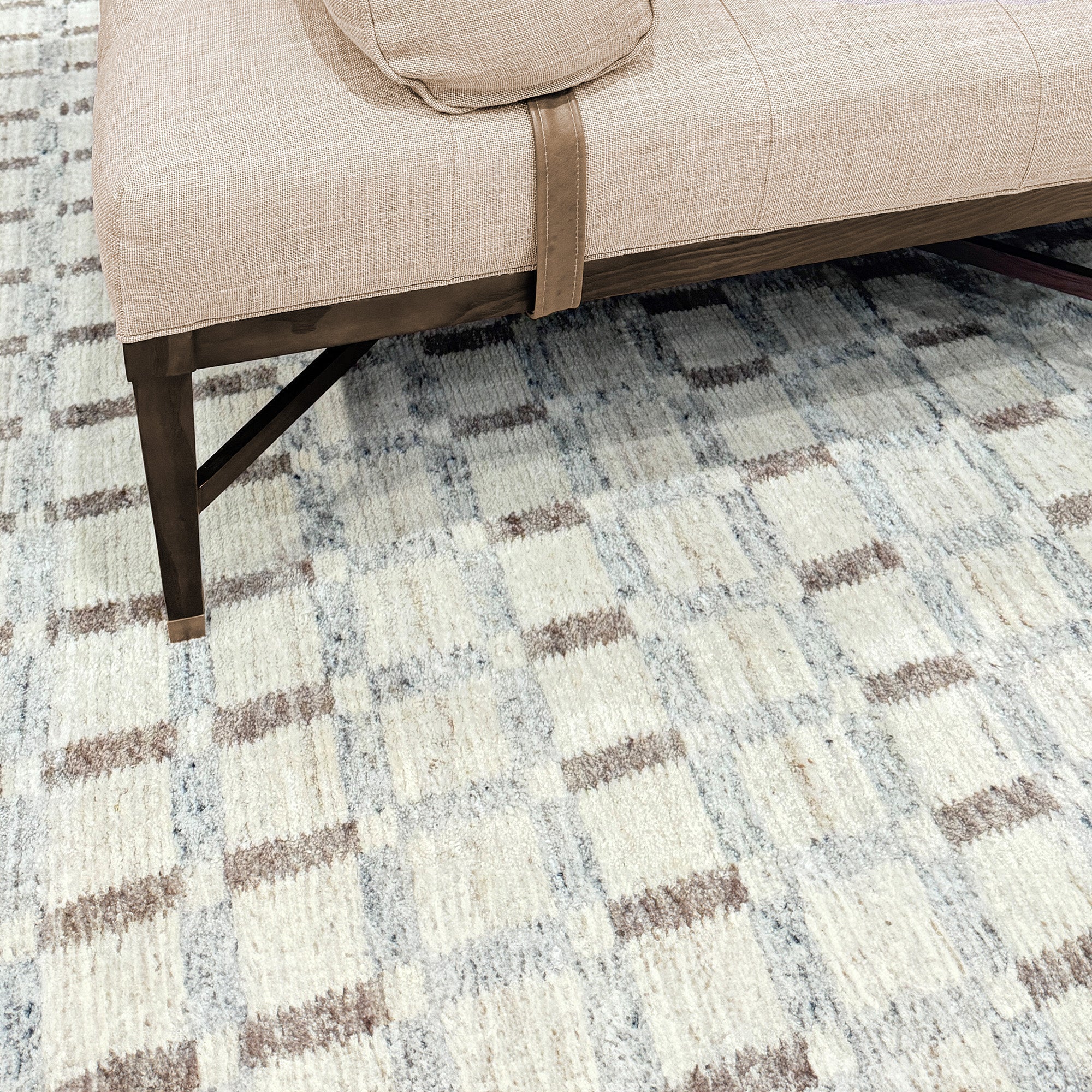 Tattersall Birch Hand Loomed Area Rug Rectangle image