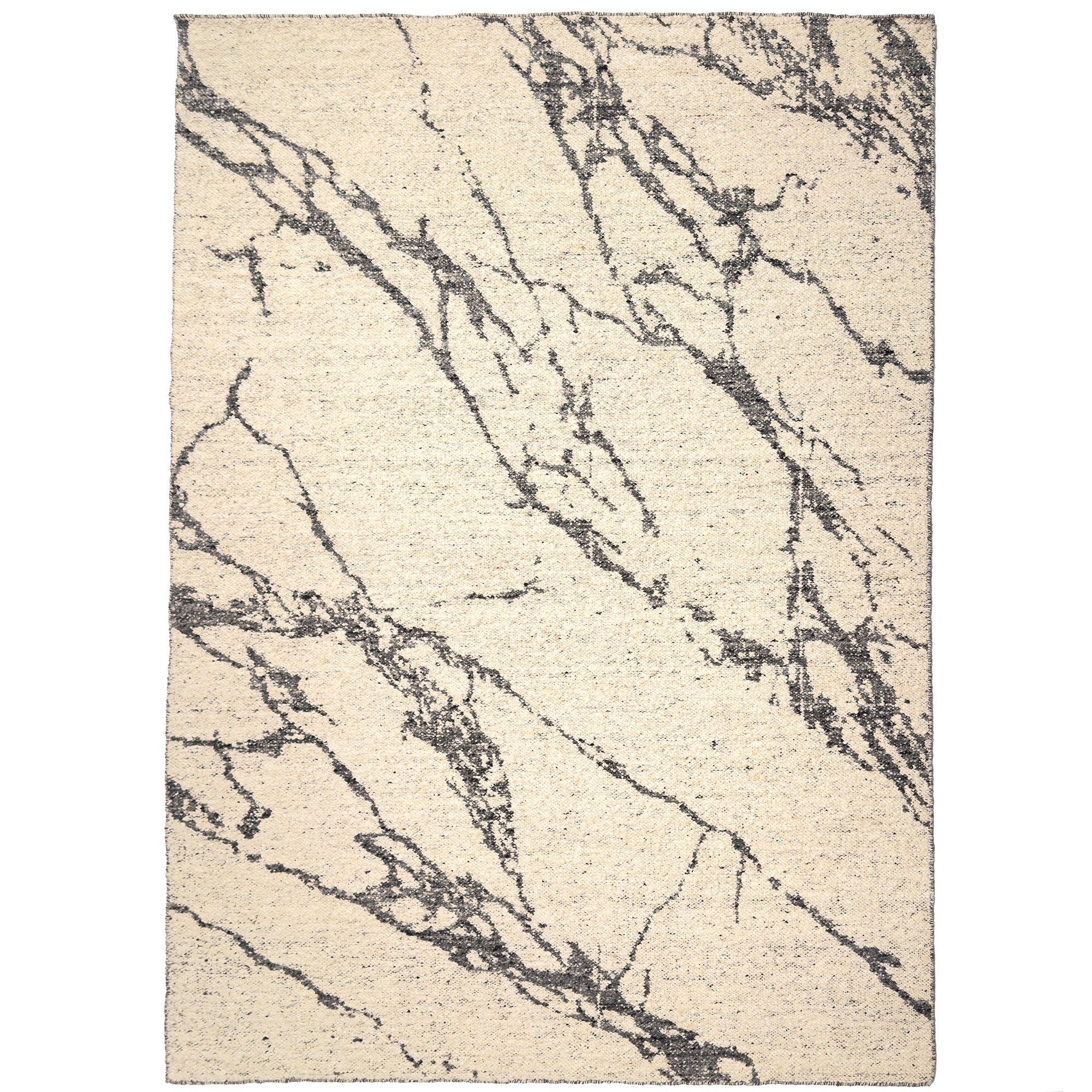 York-Marble Charcoal Flat Woven Rug Rectangle image